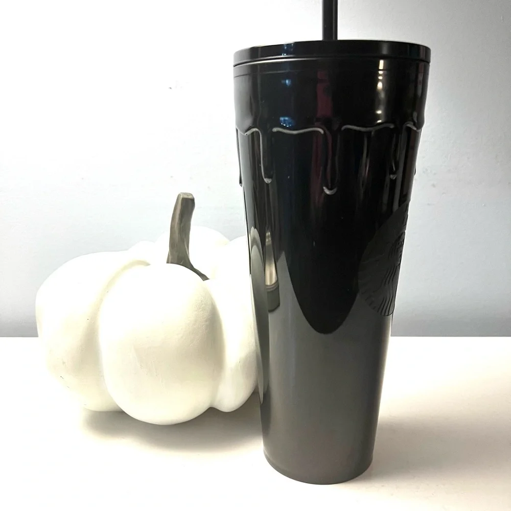 NWT, Starbucks Black Slime Venti Tumbler 2024 Halloween Release - Picture 2 of 3